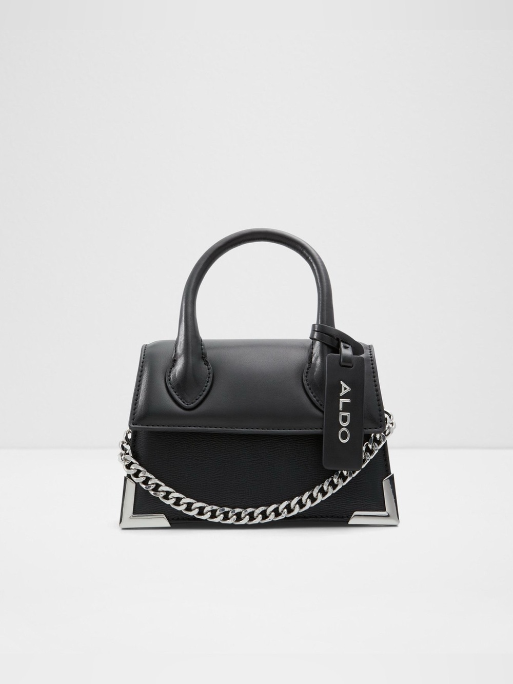 ALDO Pythonia Cross Body Bag With Silver Chain